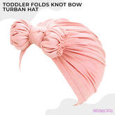 Compact and Stylish Baby Cap (Bow Pink)